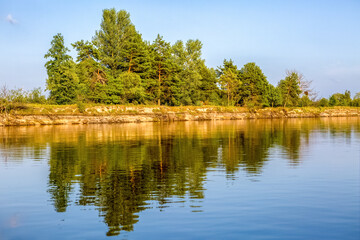 Pripyat River in Belarus
