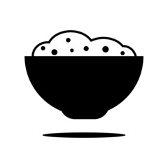 black bowl icon