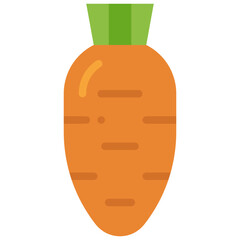 carrot flat icon