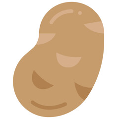 potato flat icon