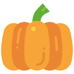 pumpkin flat icon