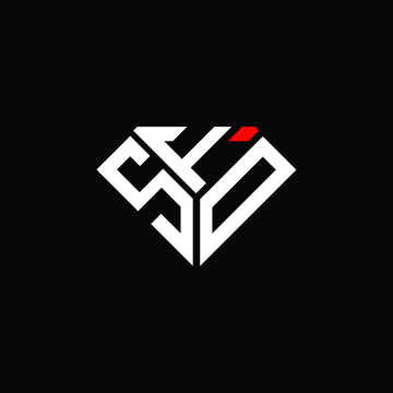 SFD letter logo creative design. SFD unique design