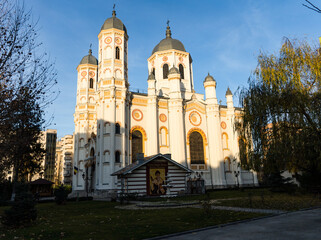 Fototapeta na wymiar Saint Spyridon the New Church, Bucharest City, Romania 