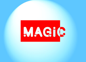 MAGIC letter logo and icon design template