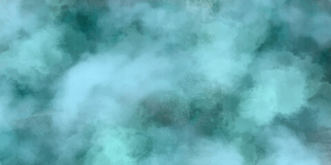 Smoke white on light blue background beautiful abstract vector illustration. abstract white smoke isolated colorful blue and green background. 