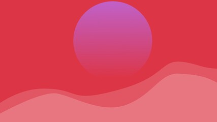 abstract background mountain with moon  for desktop wallpaper or banner