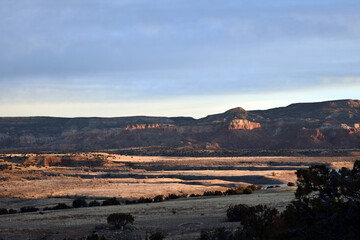 abiquiu new mexico at sunrise