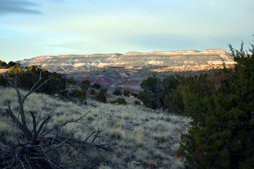 abiquiu new mexico at sunrise