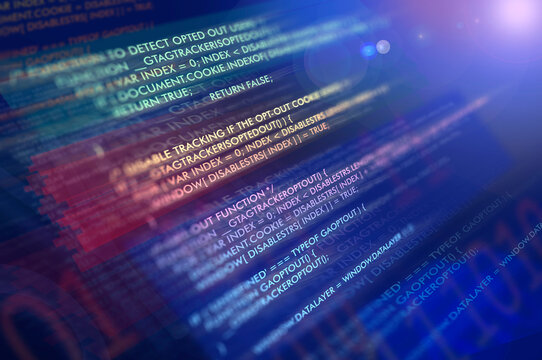 programming screen, virtual 3d background