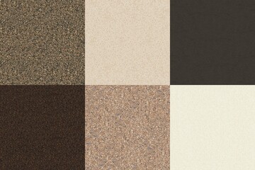 Fototapeta premium Pack of 6 High Quality Quarz Seamless 4K Textures for editing, compositing, backdrops or material development.