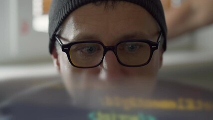 Concept of a computer hacker stealing data from the internet