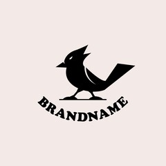 bird silhouette logo design vector illustration