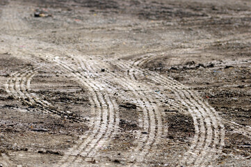 tractor tyre tracks