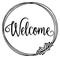 welcome background inspirational quotes typography lettering design