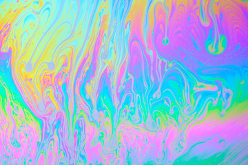 Fototapeta na wymiar abstract background. macro photograph of the surface of a soap bubble