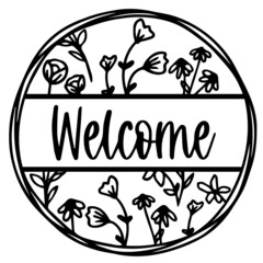 welcome logo inspirational quotes typography lettering design