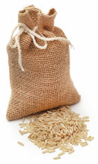 Uncooked brown rice