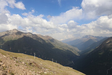 view of the mountains