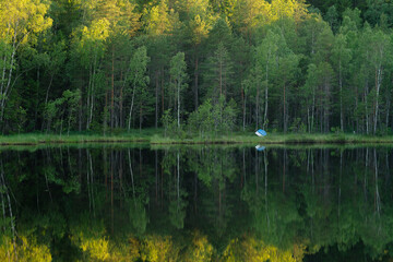 lake in autumn