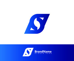 S letter logo template,  unique and simple logo. logo for brand, initials, symbol, company. vector illustration