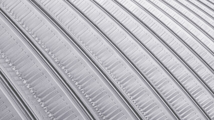modern style curve metal sheet roof tiles background