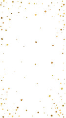 Festive fine confetti. Celebration stars. Sparse g