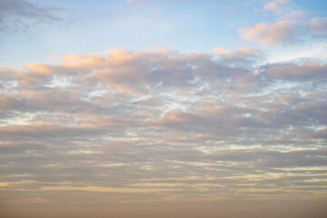 White cloud background and blue sky photo