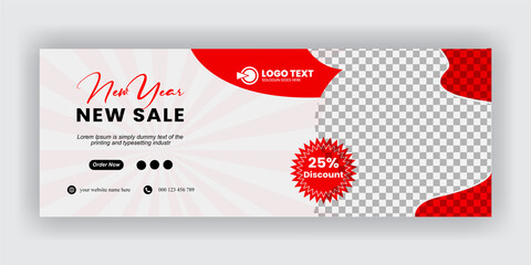 New Year Facebook cover