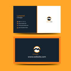 business card template