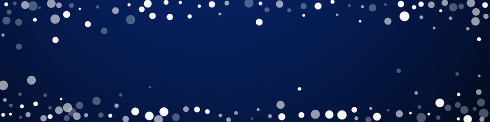 Fototapeta White dots Christmas background. Subtle flying sno obraz
