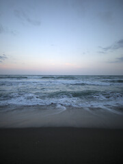 sunset on the beach
