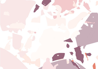 Terrazzo modern abstract template. Pink and