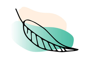 Abstract flowers with colorful trend spots vector illustration