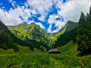 Fototapeta na wymiar Bad Valley, Fagaras Mountains, Romania 