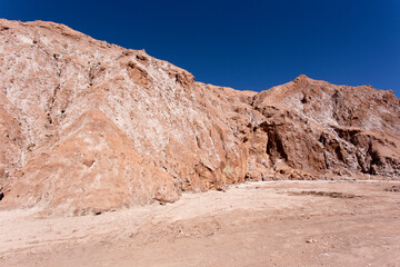 Fototapeta na wymiar View of Mars valley landscape