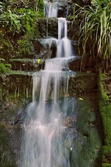 Waterfall in the gardens of the Alhambra