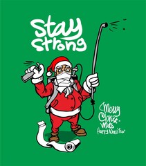 SANTA SPREAD LOVE AND DESINFECTANT