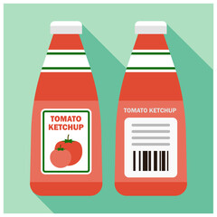 Tomato ketchup bottle