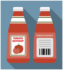Tomato ketchup bottle