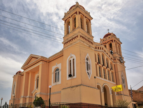 Holy Temple of Agios Arsenios in Lefkimmi, Corfu, Greece