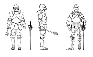 Medieval knight.