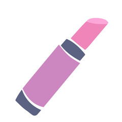 Image of pink lipstick for lips in a tube for applying to lips