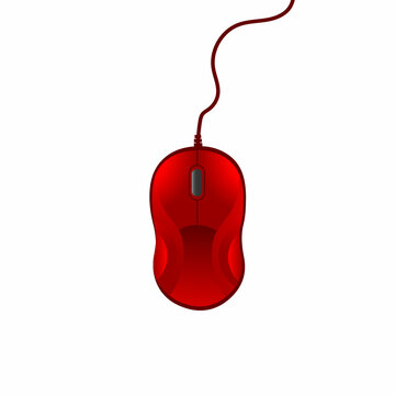 computer mouse isolated on white
