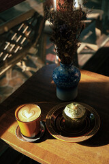 table setting in a restaurant