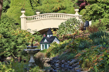Halifax Public Gardens - Francis Fitzgerald Bridge over Freshwater Brook