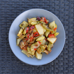 briami mixed vegetables dish