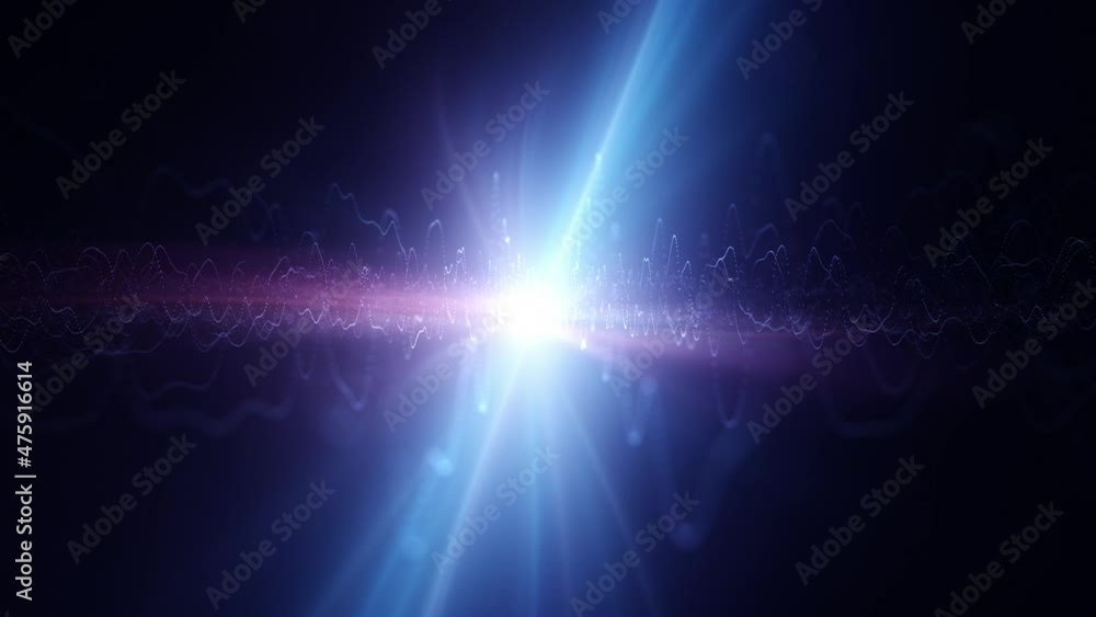 Poster seamless loop digital technology music equalizer lines.