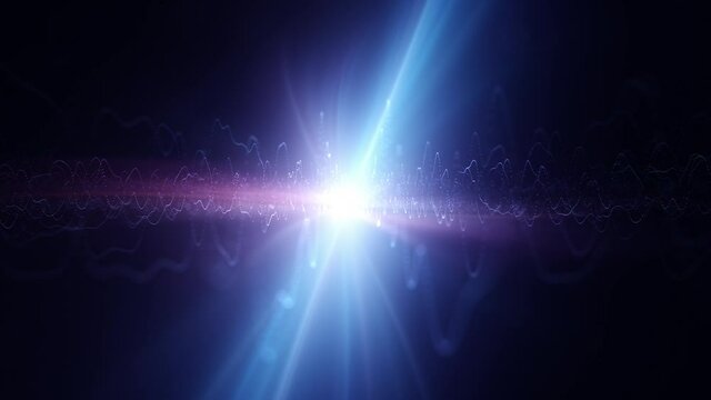 seamless loop digital technology music equalizer lines.