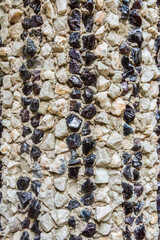 Close up of wall lines pattern 