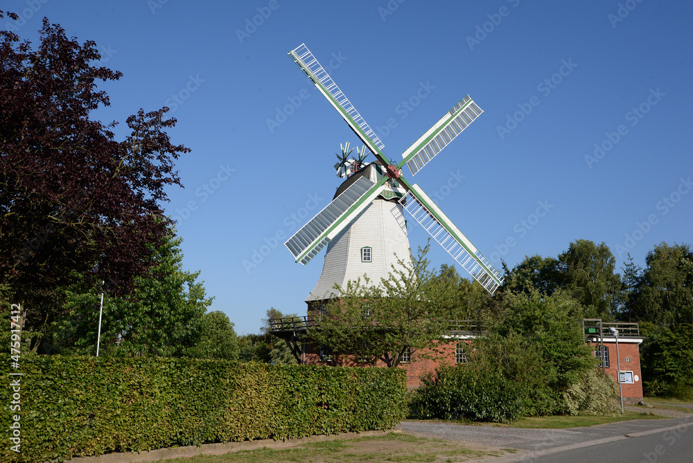 Sticker windmühle in artlenburg